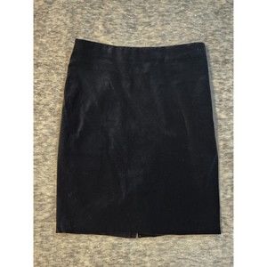 Ann Taylor Petite Black Velvet Skirt NWT 10P
